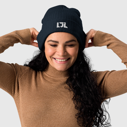 Organic ribbed beanie